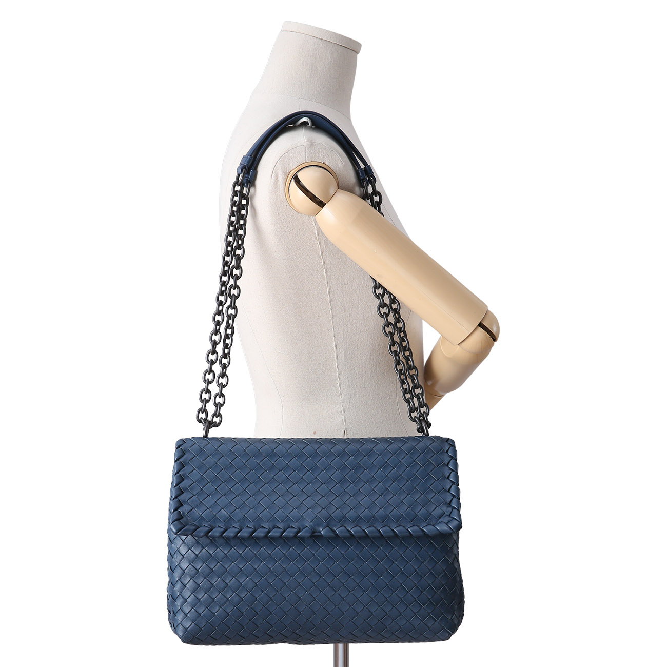 BOTTEGA VENETA(USED)보테가베네타 매쉬 올림피아 체인 숄더백